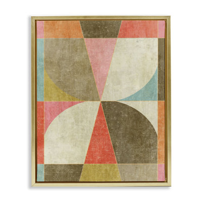 Cadre flottant Pinwheel Symmetric Shapes, design par Suzanne Nicoll