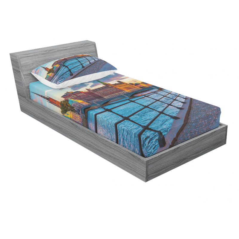 Microfiber Sheet Set, Twin XL Sheet Set with Fitted Sheet
