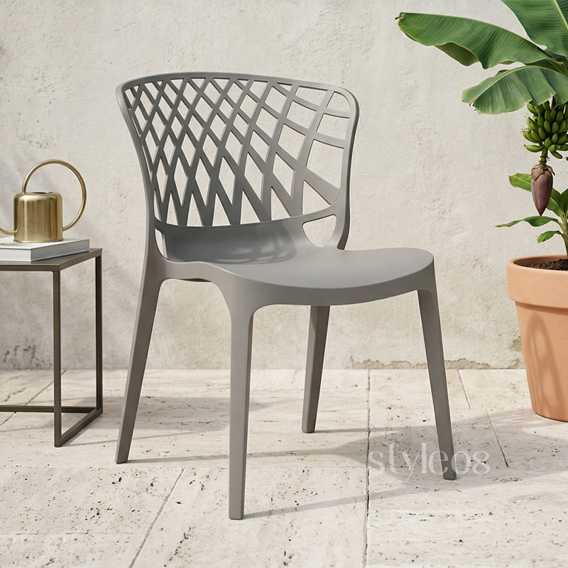 Upholstered Dining Chair, Gray