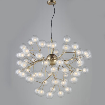Lustre sphère spoutnik 63 lumières Shipe