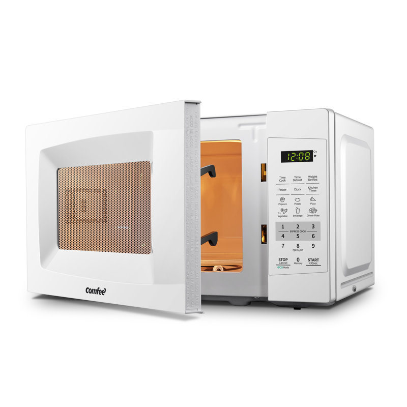 Comfee' 0.7 Cubic Feet 700 Watt Countertop Microwave, White