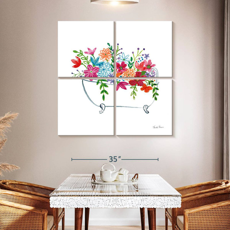 Harnek Floral Bathroom I