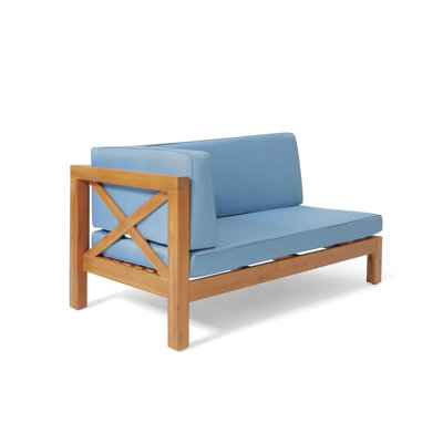 BRAVA X-BACK LEFT CORNER BENCH, BLUE