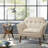 Merrylite Newport Wide Mid-Century Modern Lounge Chair Set of 2-1106308571