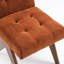 Chaise d'appoint rembourrée en lin Turfed-1378124636