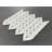 1.06" x 4" Petal/Leaf Matte Porcelain Mosaic Wall & Floor Tile