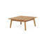 Ensemble de conversation pour patio 6 pièces avec structure en bois d'acacia, détails de corde et coussins beiges résistants à l'eau Brooklyn