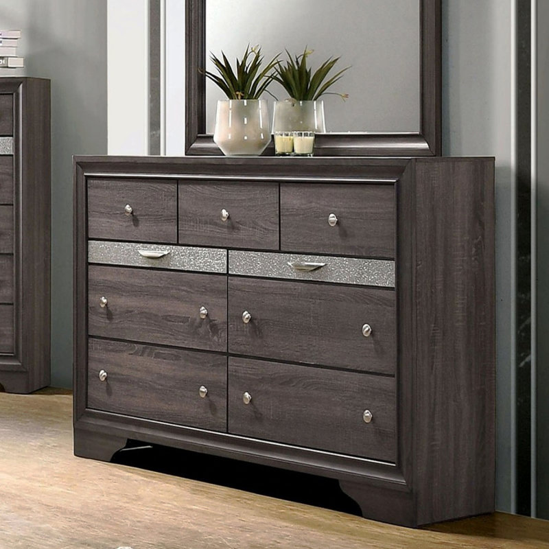 Commode contemporaine 1Pc, Gris