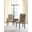 Chaise parsons rembourrée Solvig Blend