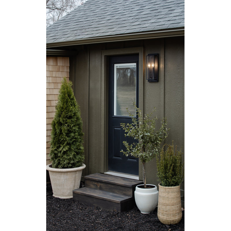 Cadboro Outdoor Wall Light, 21.5" H x 9" W x 4" D