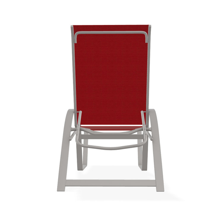 Holna Outdoor Rust-Resistant Metal Chaise Lounge