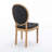 Faux Leather Upholstered Dining Chair Set with Nailed Head,  Tufted Back-1376243142