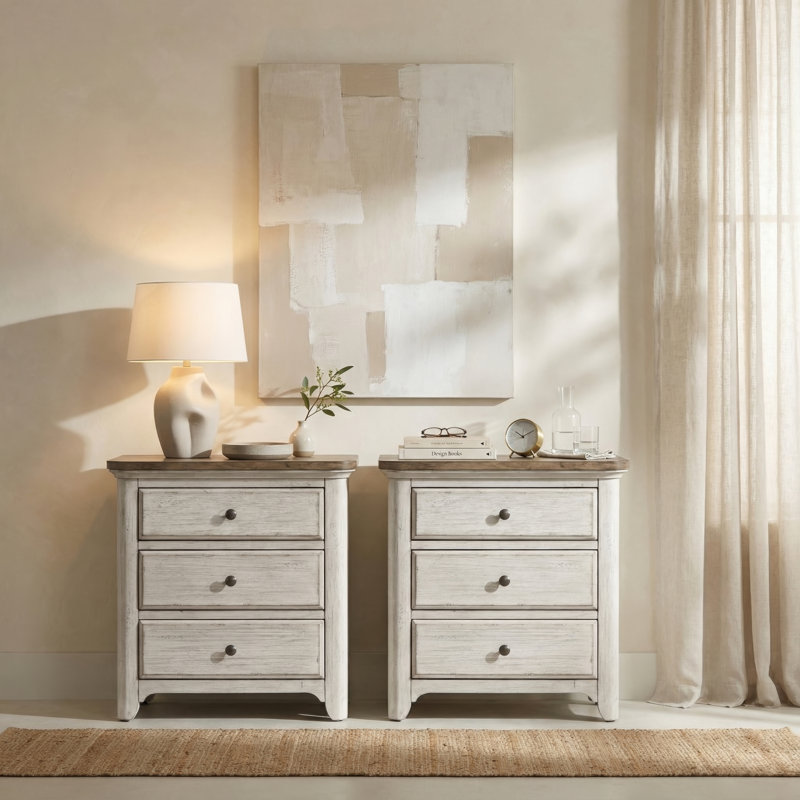 Harlowe Two Nightstands Set