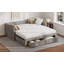Structure de lit de jour extensible en chenille avec lit gigogne et tiroirs-1491244831