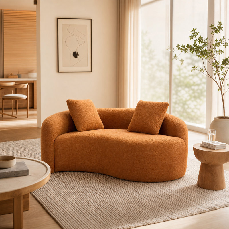 Canapé modulaire Boneless, Orange