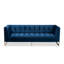 Belva 83.5" Velvet Square Arm Sofa-1060501049