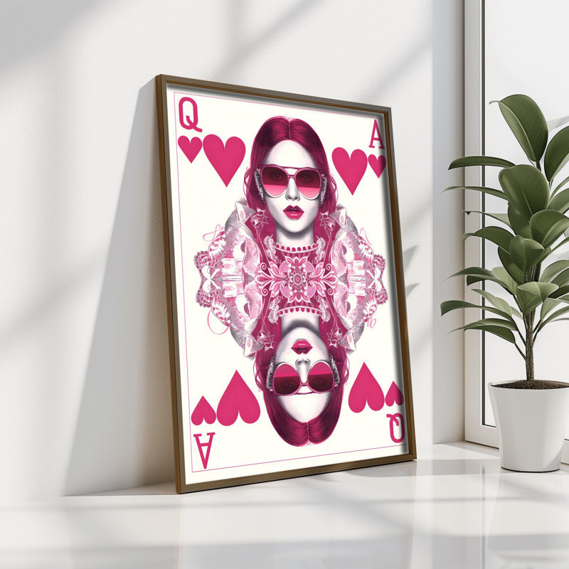 Elegant Decorative Framed MDF Painting, 13.8 x 18.5 x 0.1 inches | 100% MDF with 3 mm Thickness, 100% Pine Wood Frame | UV Printed Artwork for Stylish Home Decor, Perfect for Living Room or Office