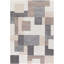 Tapis géométrique gris anthracite / taupe-2027734937