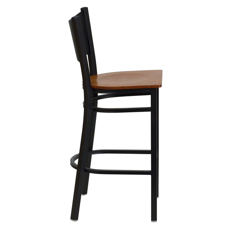 Tabouret de bar Fairmont, Cerise, Naturel, 1
