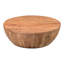 Table basse avec rangement en bois massif Buchanan