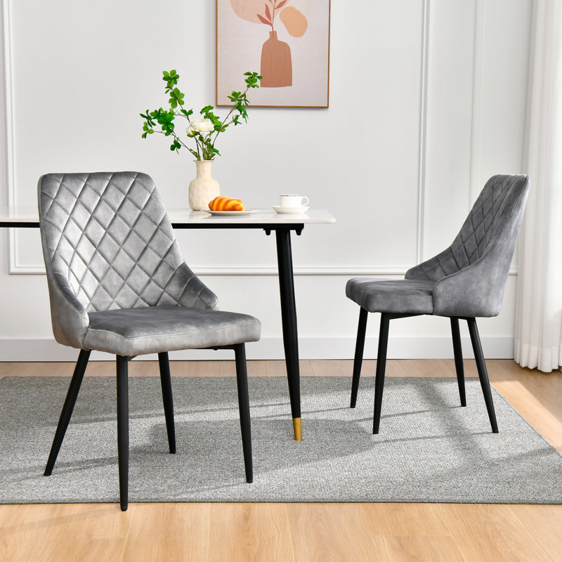 Olmo Upholstered Dining Chair, Grey