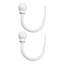 Hoytville 2Pcs Concise moderne à rideaux à boule concise-42029475-42029486