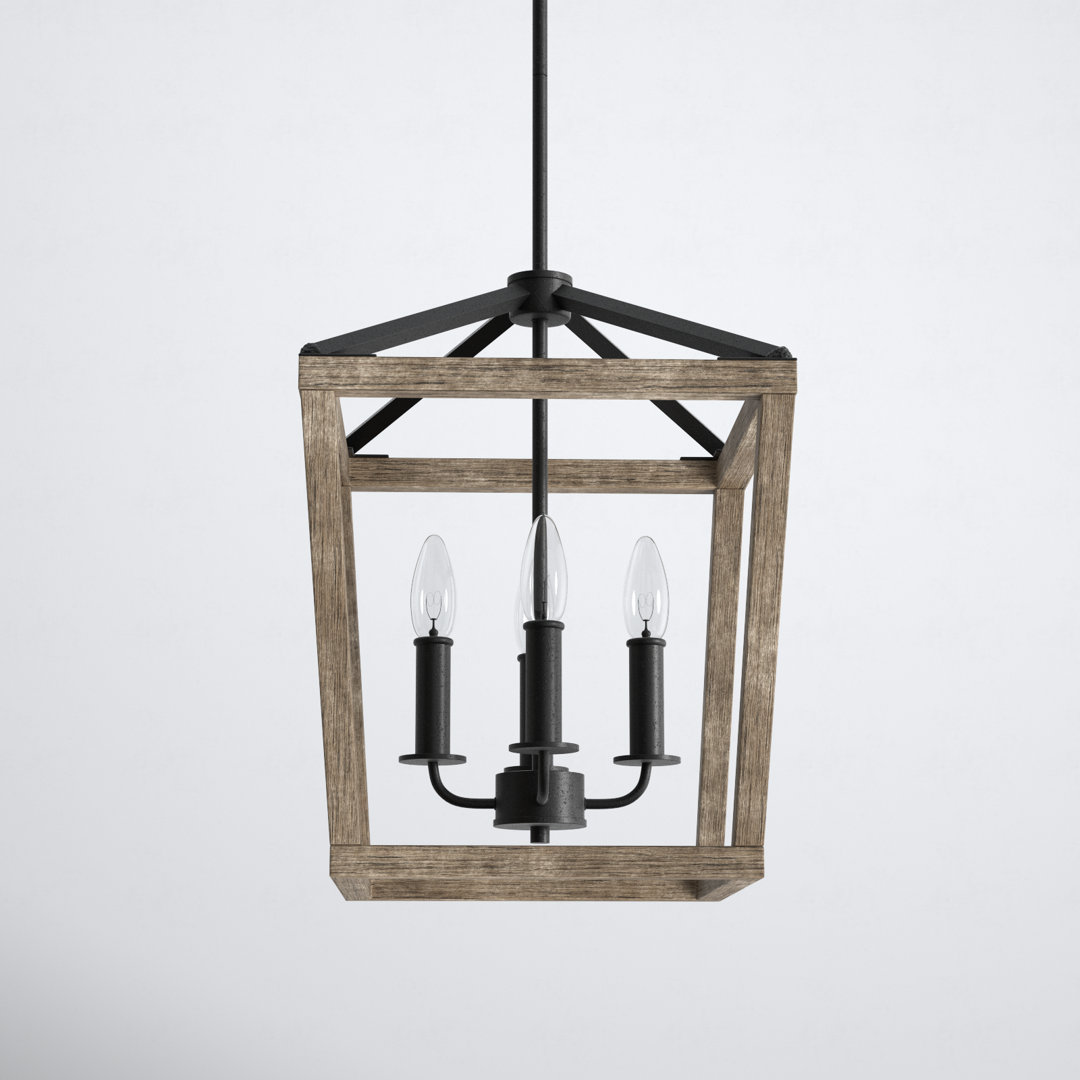 Icarus 4 Light Lantern Geometric Chandelier Birch Lane™ 