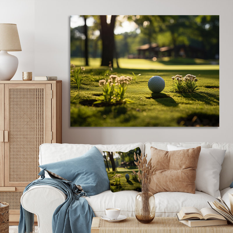 «Golf Putting Green Tranquility V» sur impression sur toile, H 24 po x l 32 po, Toile tendue