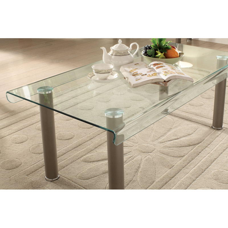 3 - Piece Glass Top Living Room Table Set
