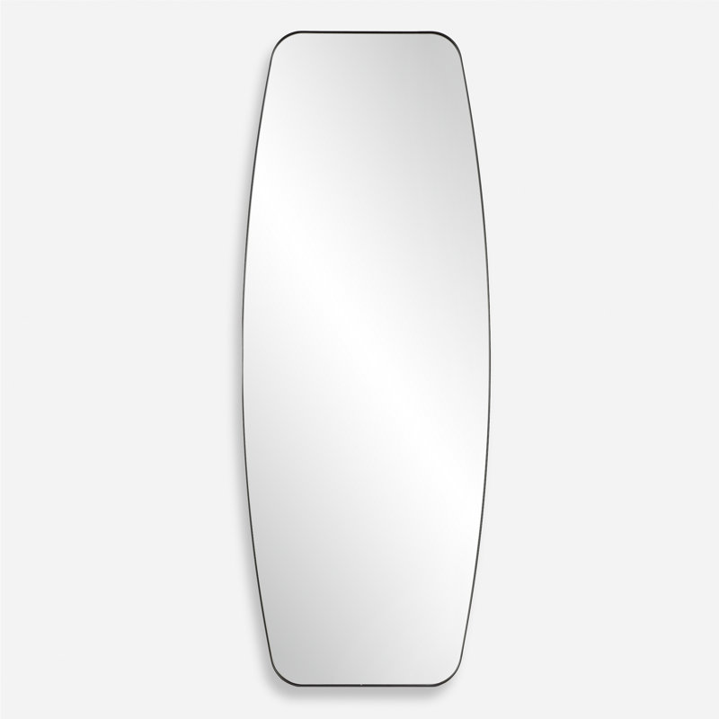 Latitude Run® Echikson Curved Black Dressing Mirror