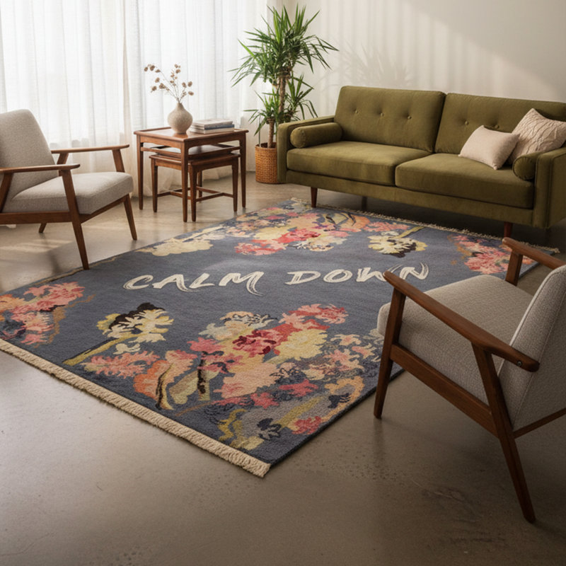 Tapis bleu 484RV