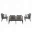 Ensemble de canapé modulaire d'extérieur 4 pièces-488140077-488140072