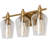 Abbighail 21 in. 3-Light Classic Dimmable Vanity Light with Clear Glass Shade-574050601