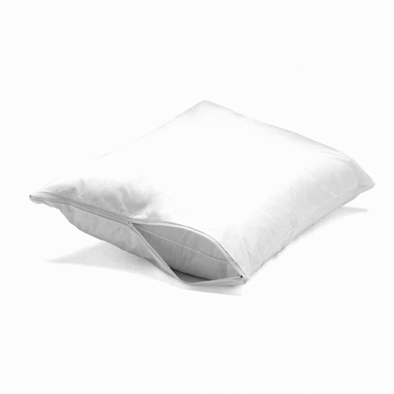 CottonSafe Pillow Shield - Hypoallergenic Zippered Cover for Jumbo Pillows - Breathable, Quiet, Machine Washable - Down-Proof Soft Protector