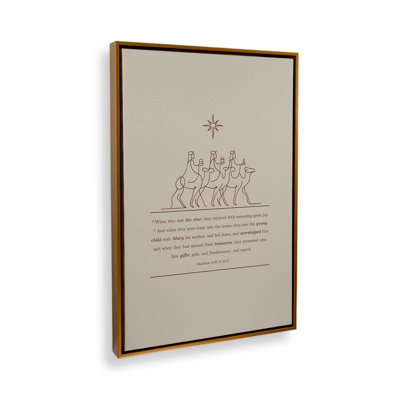 Guided by the Star Canvas Art Print