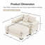 Fauteuil club avec repose-pieds 54,3 po-1891243079