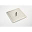 Pomme de douche murale 12 po, style nickel brossé, laiton, P 59 po, l 12 po, H 60 po, finition 10,02 lb, poids