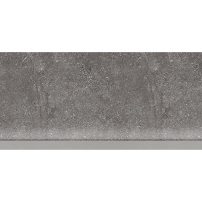 Sensory Details 6" X 12" Porcelain Concrete Look Cove Base Tile Trim