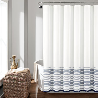 Nantucket Striped Shower Curtain