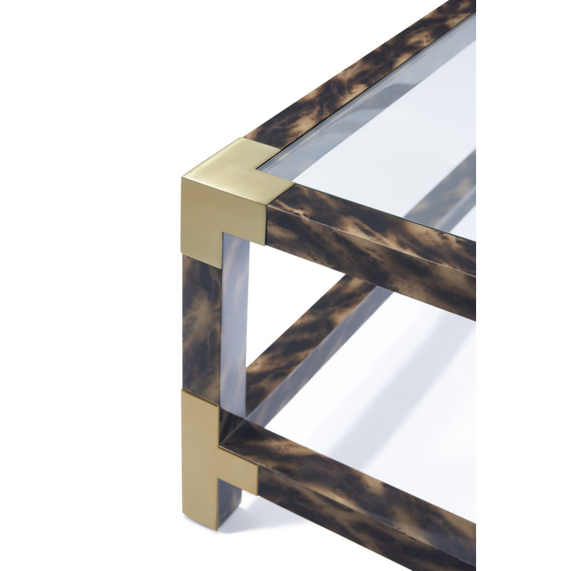 Table basse Arakan, H 18 po x l 54 po x P 34 po
