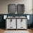 Ziva 60 in W x 22 in D Double Bath Vanity and White Top-50513848-113204699