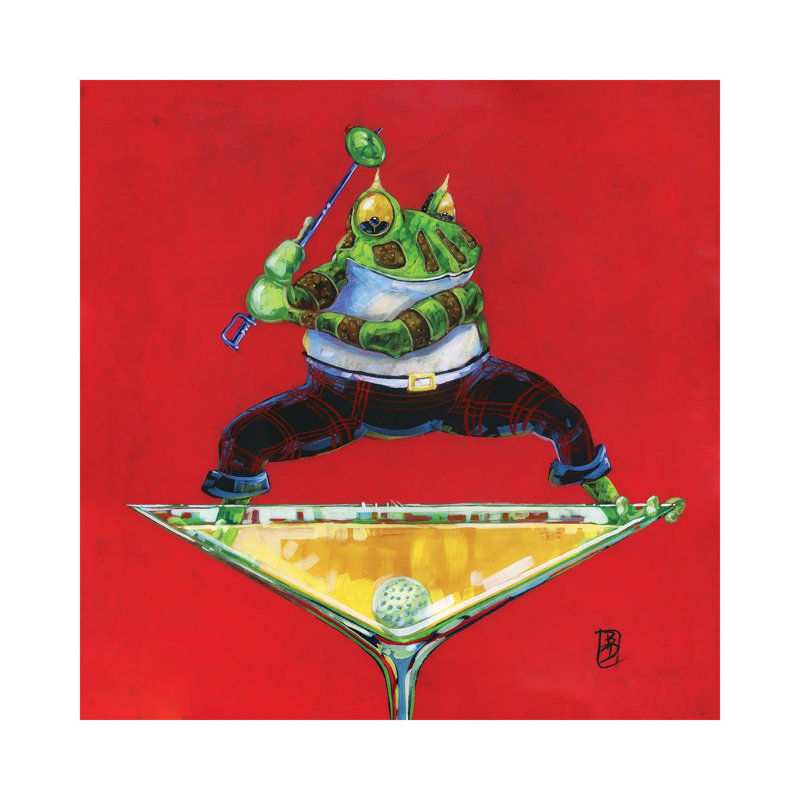 The Waterhole by Barton DeGraaf - Wrapped Canvas Print, 30.48 cm H x 30.48 cm W
