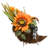 20" Harvest Sunflower Cornucopia