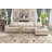 130" Modular L-Shaped Sofa With Storage Ottoman