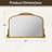 Retro Engraved Bathroom Mirror, Arched Wall Mirror-287107978-287107976