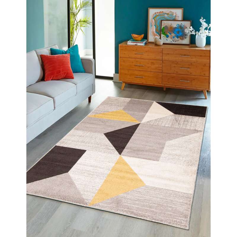 Tiago Abstract Indoor Rug, Rectangle 7'10" x 10'2"