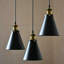 Inola 3 - Light Black Cluster Pendant