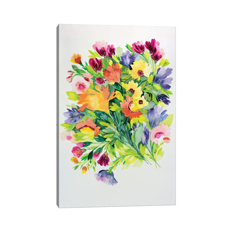 Autumnal Bouquet by Kim Parker - Wrapped Canvas Painting, 66.04 cm H x 45.72 cm W x 3.175 cm D