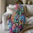 Psychedelic Pulse Pattern Throw Blanket-3736270