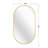Gold 20 X 28 Inch Metal Oval  Mirror (Includes Mirror Only)-848604477-848604479